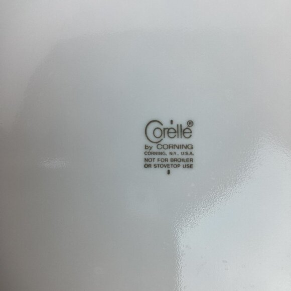 Corelle By Corning 8 Inch Plates Set Of 8 Fall Floral Design Made In USA - Picture 3 of 5